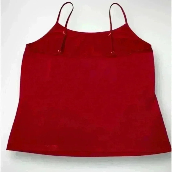 Lane Bryant Red Tank Top Adjustable Straps Size 14/16 - Picture 5 of 9